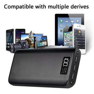 Banco de Energía Portátil de 900000 mAh con pantalla LCD y LED