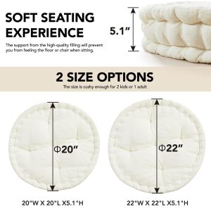 Cojines de suelo Deconovo para meditación y yoga