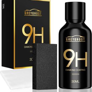 Recubrimiento cerámico líquido antiarañazos 9H para coche, revestimiento de vidrio superhidrofóbico