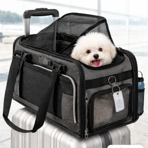 Transportín expandible superior Petskd de 43 x 28 x 24 cm, aprobado por Alaska Airlines