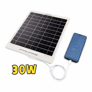 Panel Solar de 30W con USB